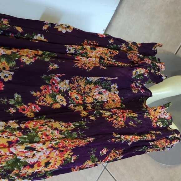 Woman Within Plus Size Colorful Maxi Dress - Picture 4 of 11